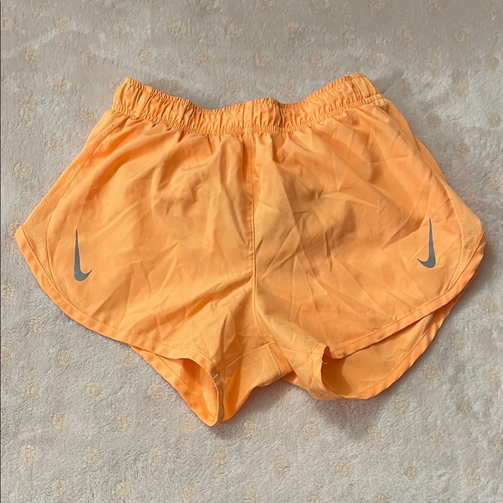 Nike Women's Bright Orange Running Shorts